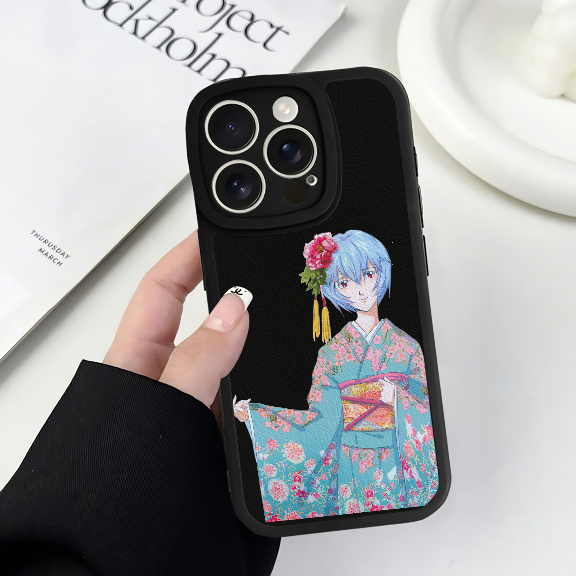 （画像用） EVA 新世紀エヴァンゲリオン 【iPhone 16シリーズ対応】シリコンスマホケース（レザー調） 材質：シリコン
